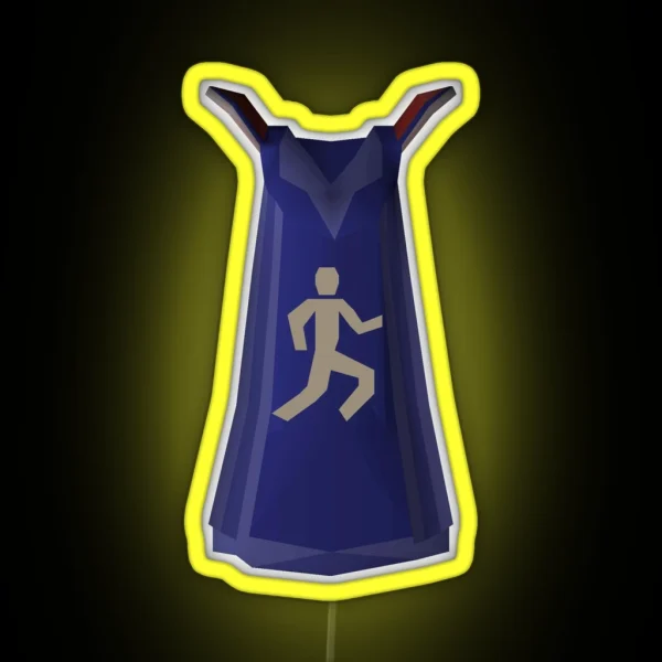 OSRS Runescape Agility Cape RGB Neon Sign