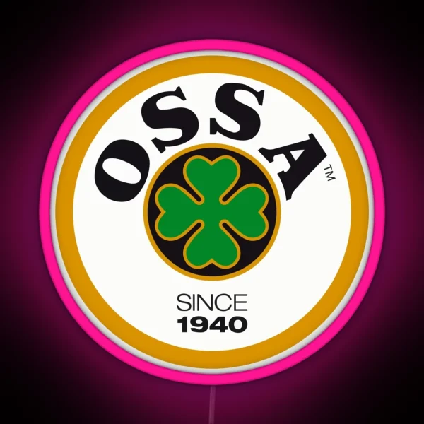 OSSA Motorcycles RGB Neon Sign