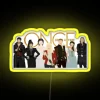 ouat characters neon sign rgb colors yellow tint