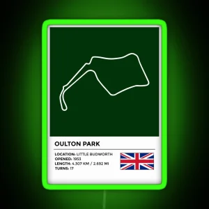 Oulton Park Info RGB Neon Sign