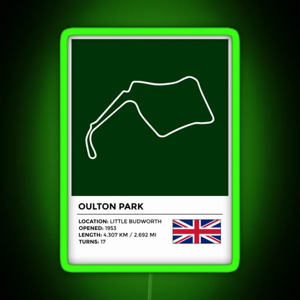 Oulton Park Info RGB Neon Sign