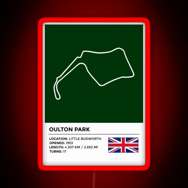 Oulton Park Info RGB Neon Sign