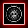 Ouroboros Tree of Life RGB Neon Sign in Red.