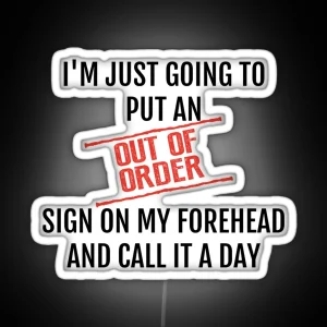 Out Of Order RGB Neon Sign