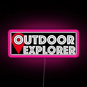 Outdoor Explorer RGB Neon Sign