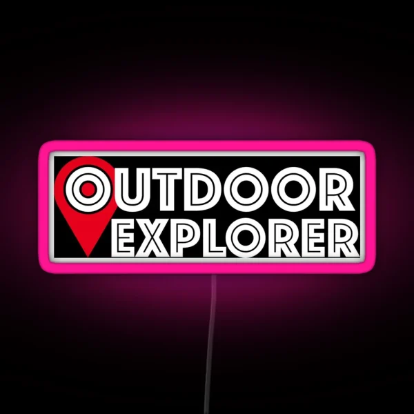 Outdoor Explorer RGB Neon Sign