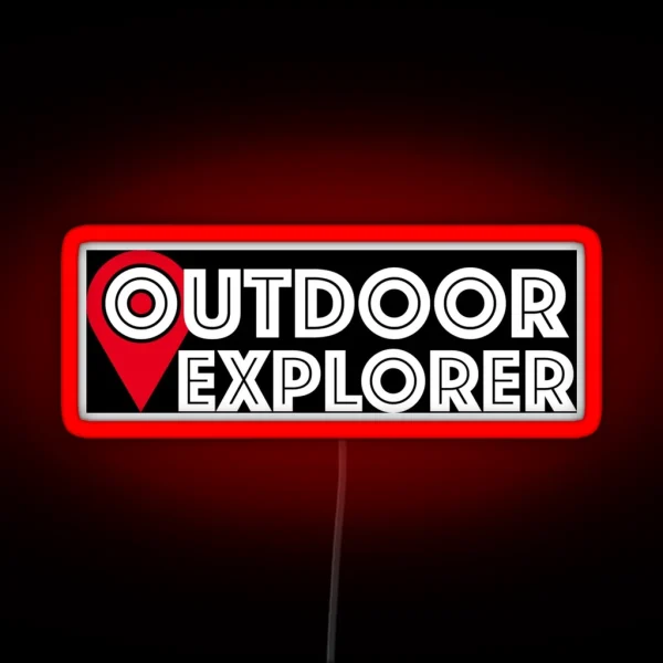 Outdoor Explorer RGB Neon Sign