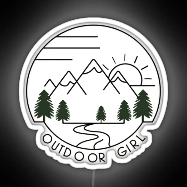 Outdoor Gril Logo RGB Neon Sign
