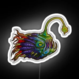 Outer Wilds Alien Anglerfish RGB Neon Sign