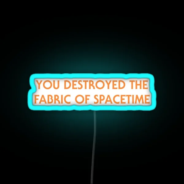 Outer Wilds Breaking Spacetime Ending RGB Neon Sign