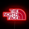 RGB neon sign displaying 'Outstanding of Mount Nest' in vibrant red.