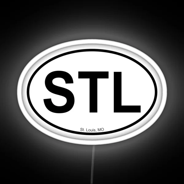 Oval STL Led RGB Neon Sign