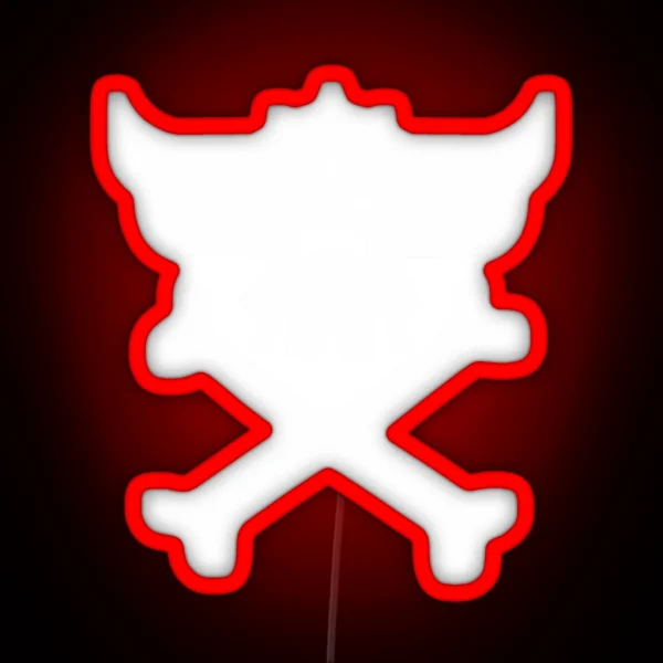 Overlord WHITE RGB Neon Sign