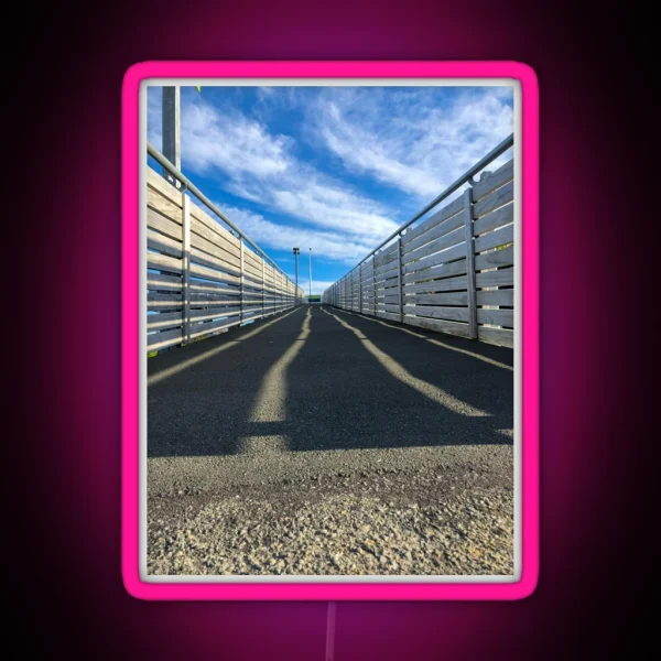 Overpass Walkway RGB Neon Sign