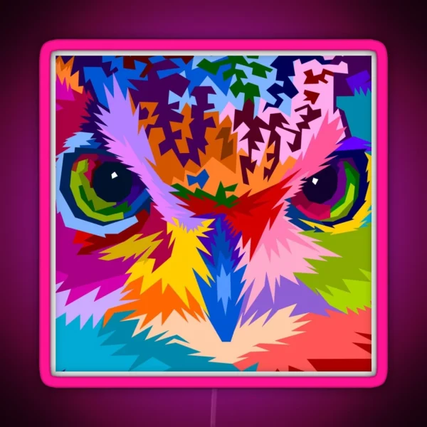 Owl RGB Neon Sign