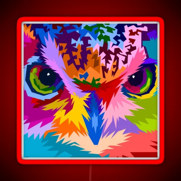 Owl RGB Neon Sign