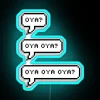 Oya RGB Neon Sign | Blue Neon Lighting