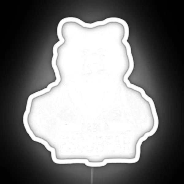 Pablo Escobear RGB Neon Sign