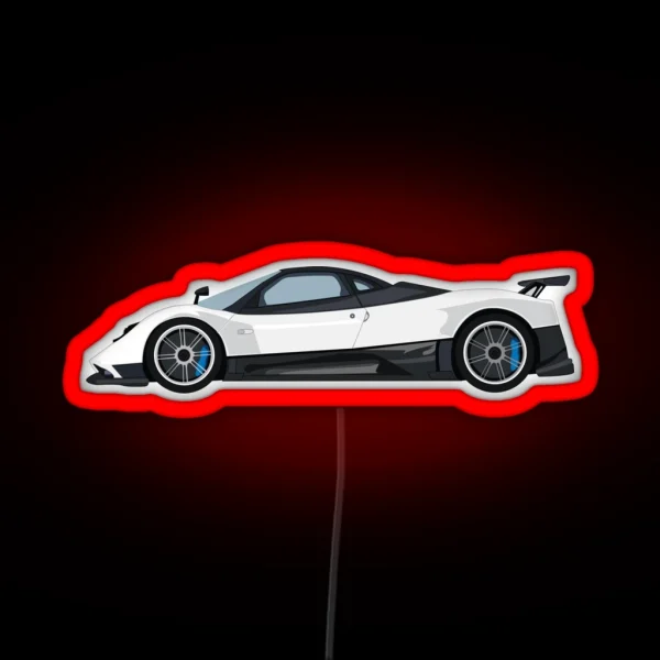 Pagani Zonda F RGB Neon Sign