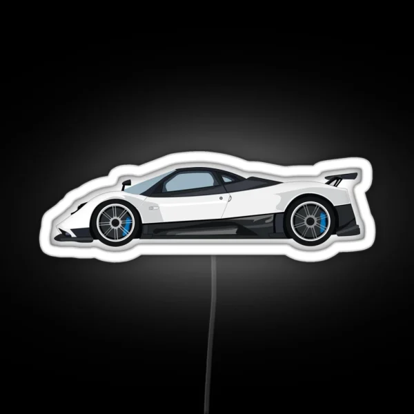 Pagani Zonda F RGB Neon Sign