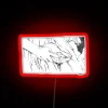 RGB Neon Sign in Red Light