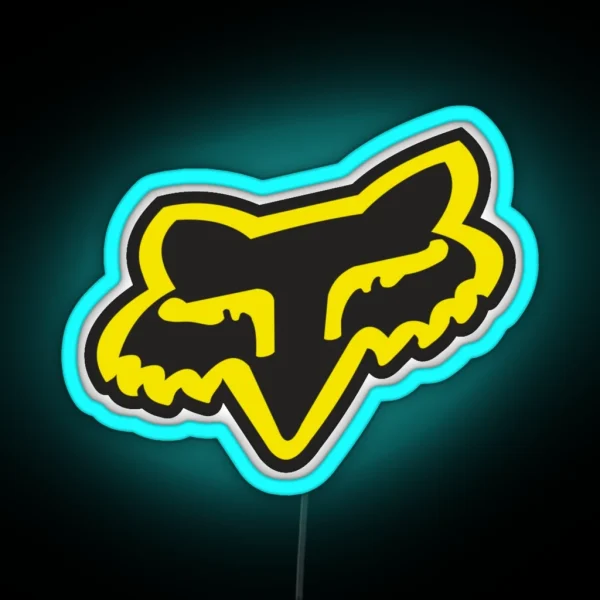 Paint Splatter Racing Merch Braap Black And RGB Neon Sign