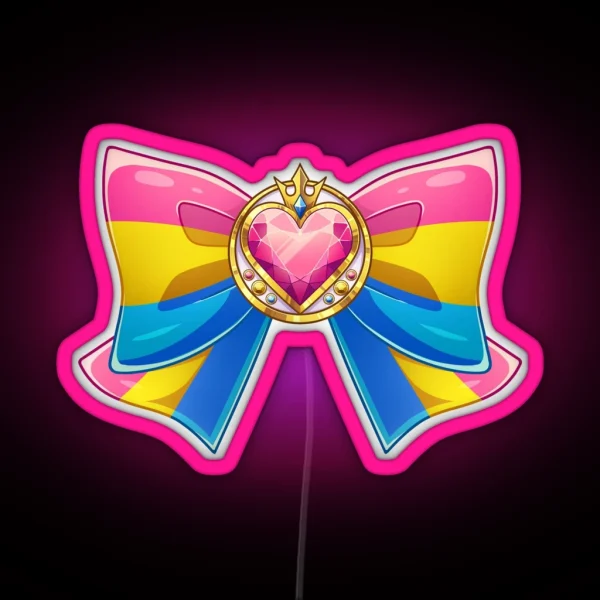 Pan Pride Power RGB Neon Sign