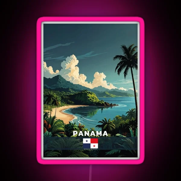 Panama Travel RGB Neon Sign