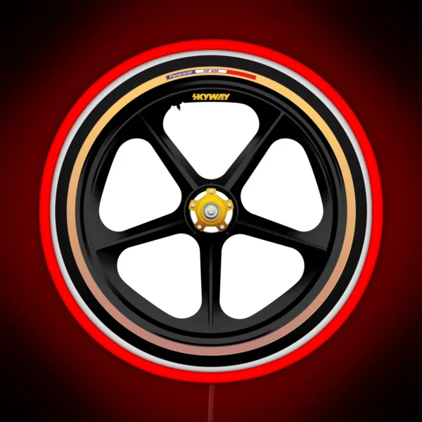 Panaracer Skyway Tuff Wheel Black Old School BMX RGB Neon Sign