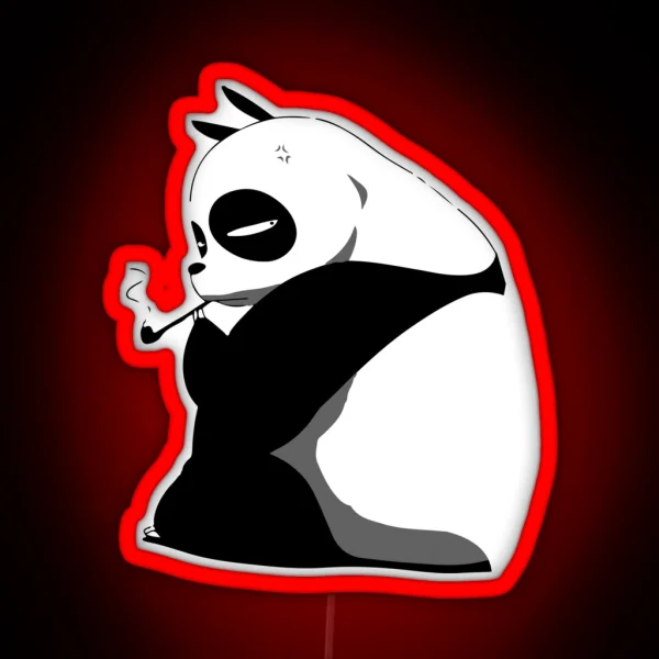 Panda Genma Saotome RGB Neon Sign