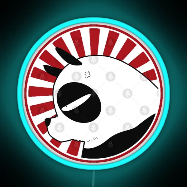 Panda Ranma 12 RGB Neon Sign