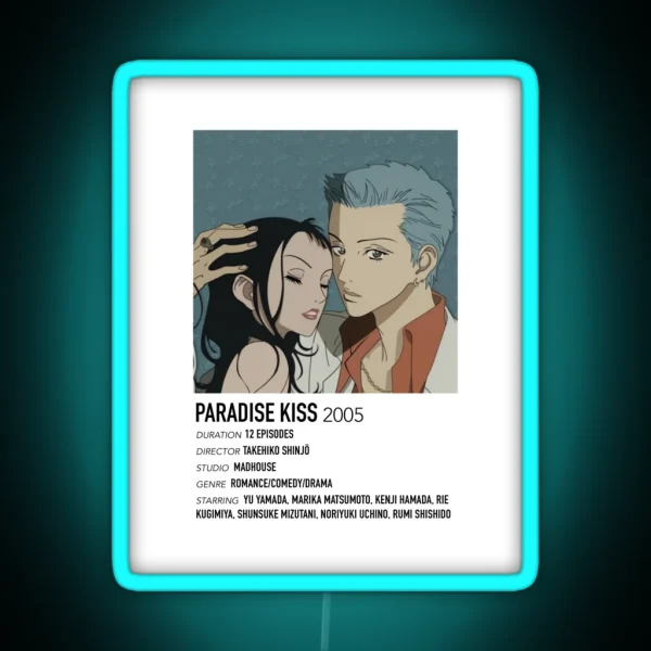 Paradise Kiss Alternative Poster RGB Neon Sign