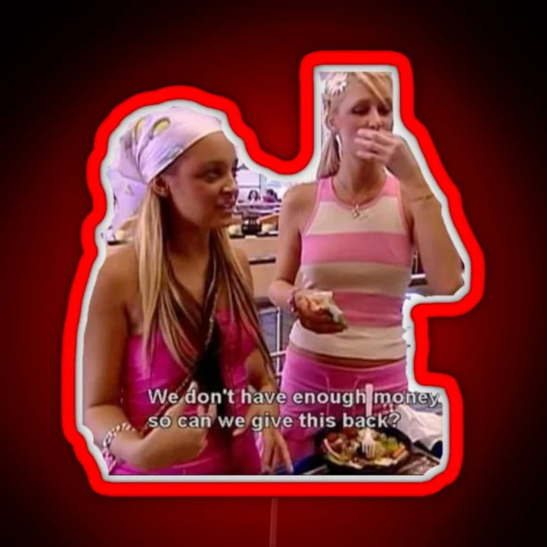 Paris Hilton RGB Neon Sign
