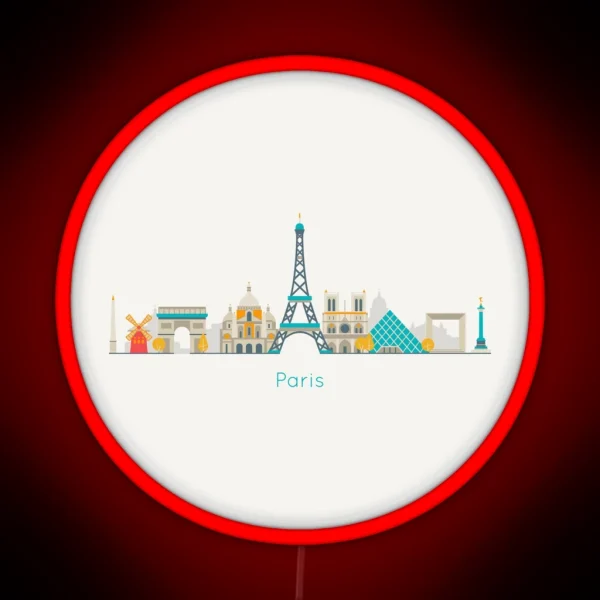 Paris RGB Neon Sign