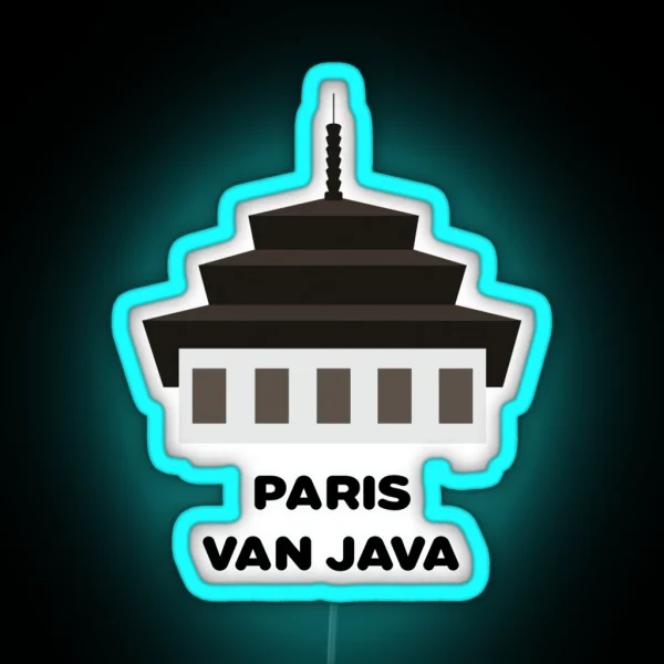 Paris Van Java RGB Neon Sign