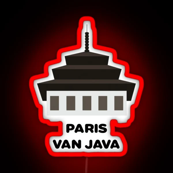 Paris Van Java RGB Neon Sign