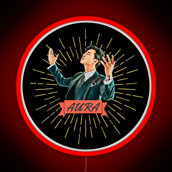 Park Seo Joon AURA RGB Neon Sign