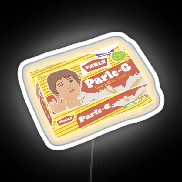 Parle G Cookies Biscuits RGB Neon Sign