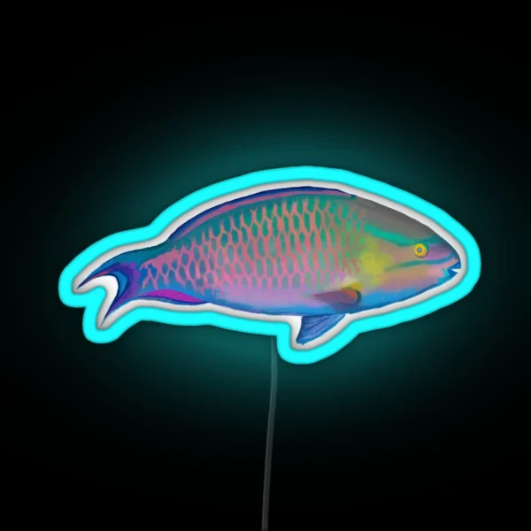 Parrotfish RGB Neon Sign