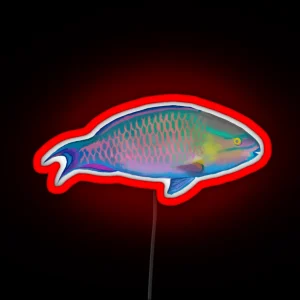 Parrotfish RGB Neon Sign