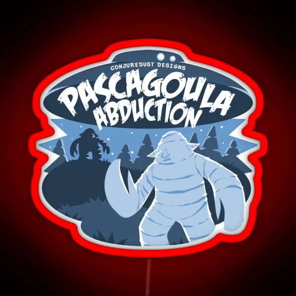 Pascagoula Abduction Encounter RGB Neon Sign