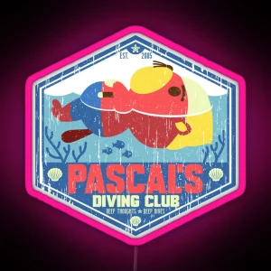 Pascal S Diving Club RGB Neon Sign