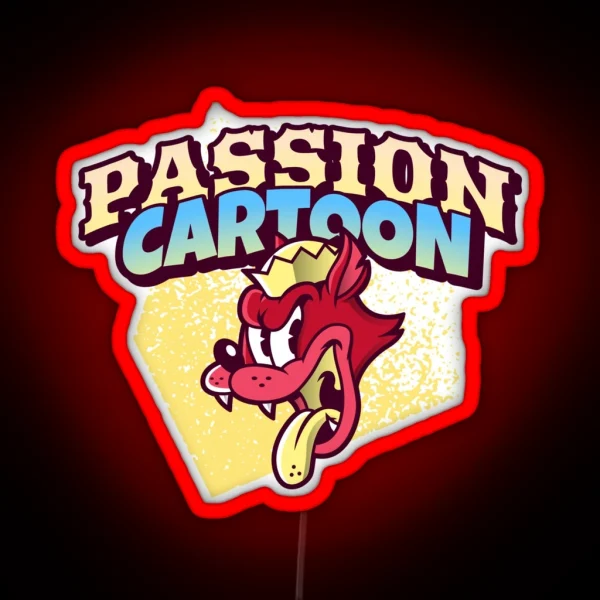 Passion Cartoon RGB Neon Sign