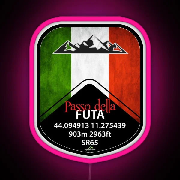 Passo Della Futa Italy Led Led 02 RGB Neon Sign