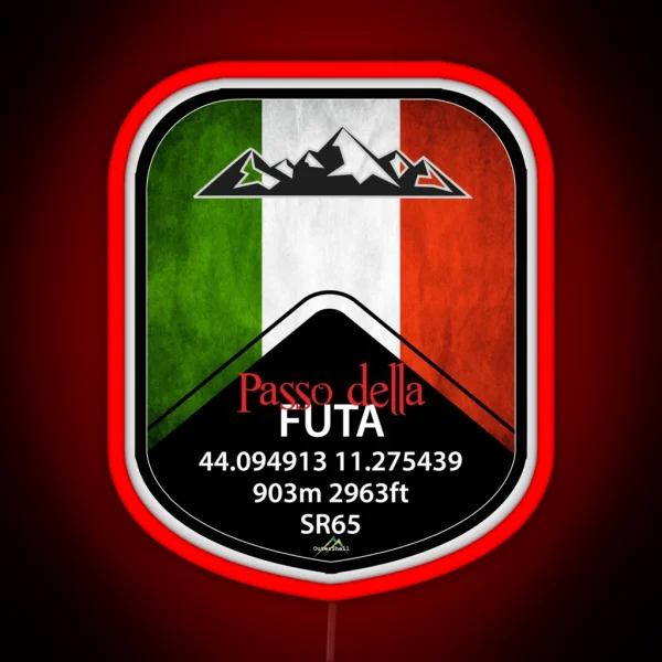 Passo Della Futa Italy Led Led 02 RGB Neon Sign