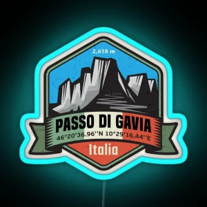 Passo Di Gavia Italy RGB Neon Sign