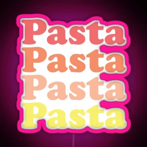 Pasta RGB Neon Sign