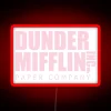 pastel-dunder-mifflin-rgb-neon-logo-design