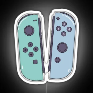 Pastel Joycons RGB Neon Sign