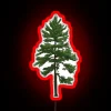 Pastel Pines RGB Neon Sign in Red